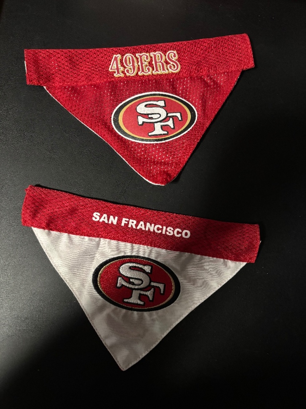 San Francisco 49ers dog/ cat collar banners